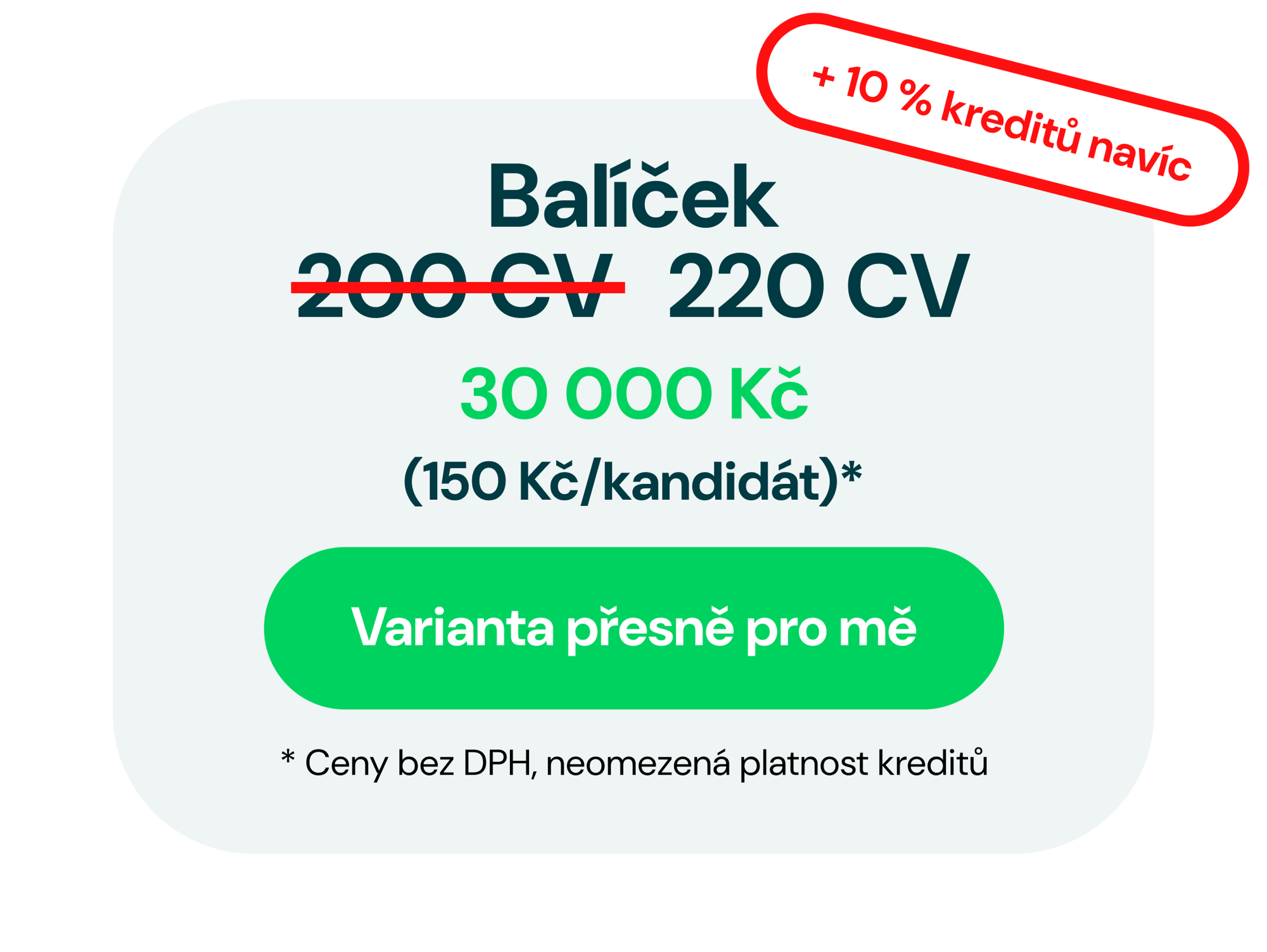 Balíček 200 CV