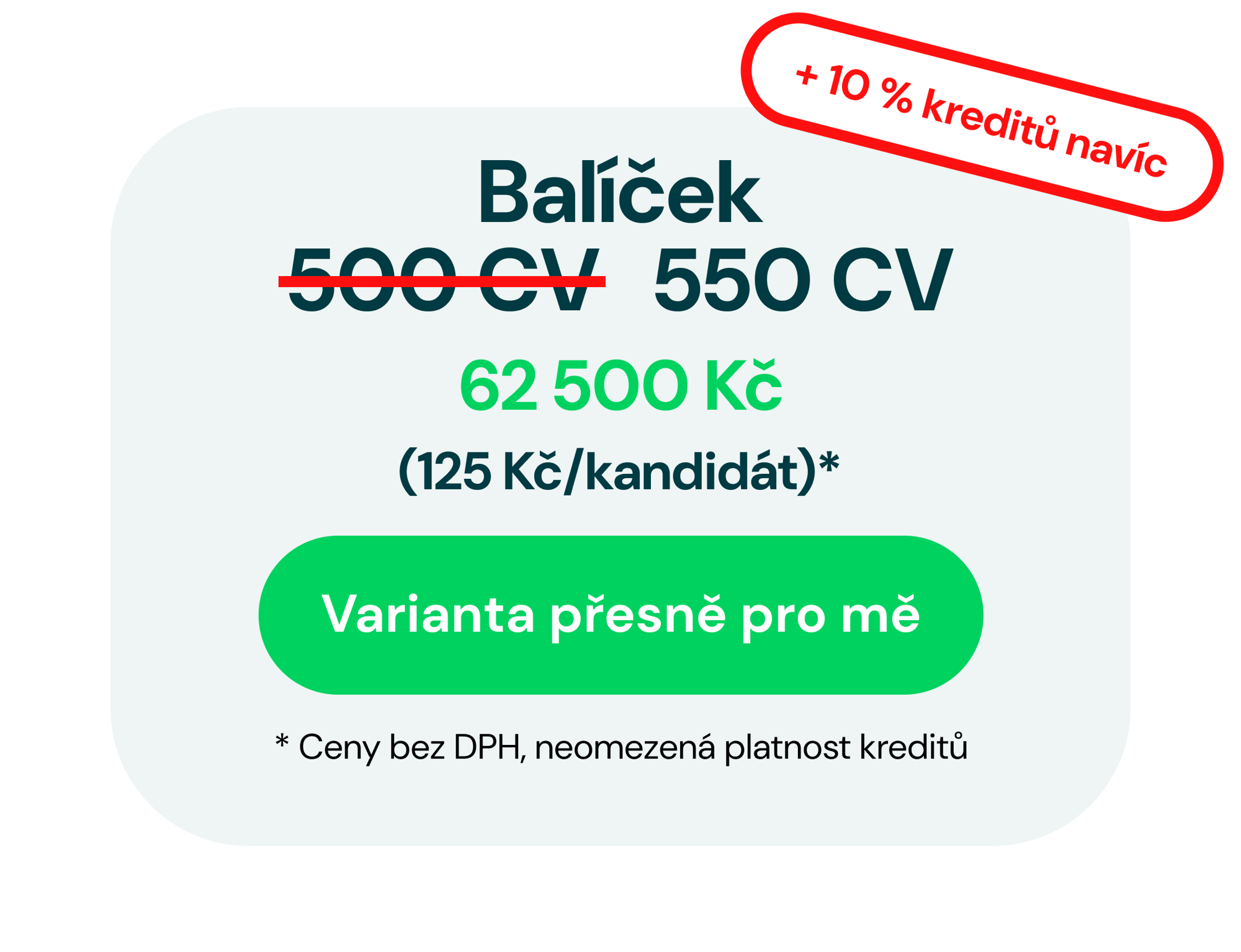 Balíček 500 CV